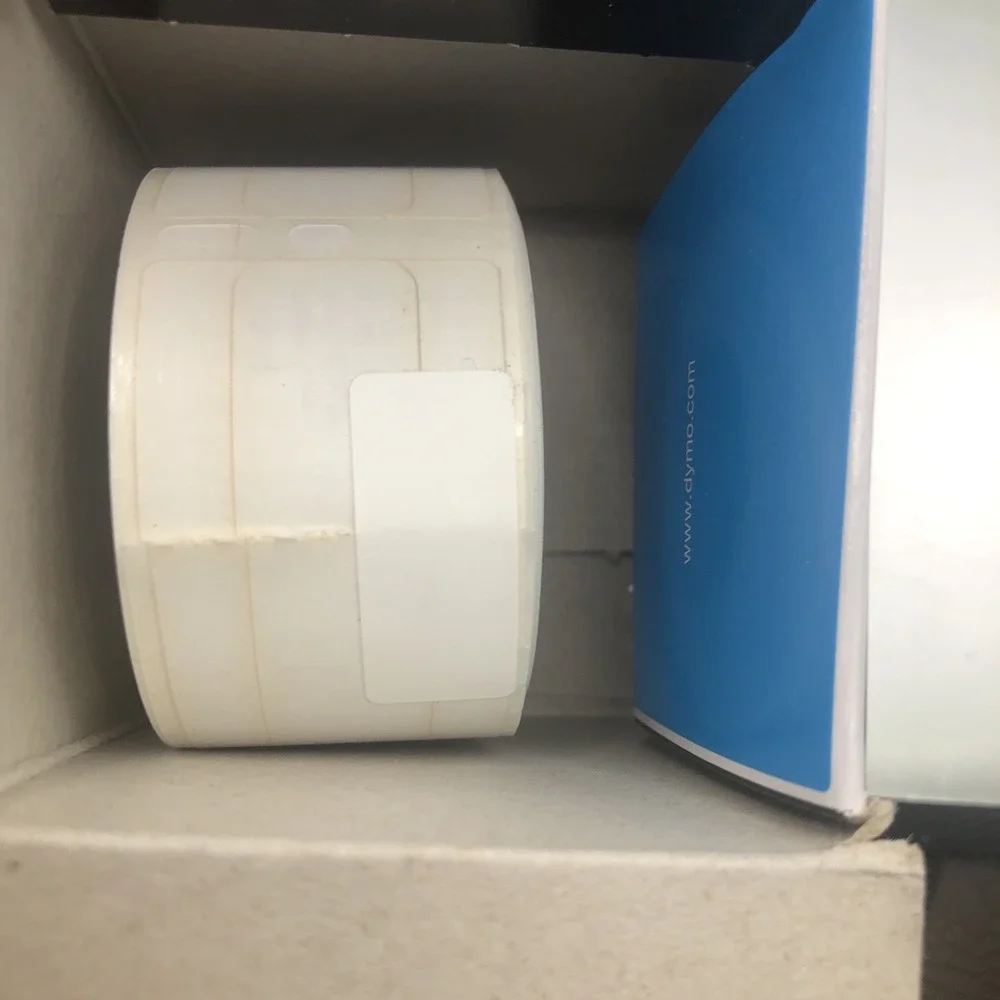 Dymo Labels: Barcode Labels 1738595 Address Labels 30252 Folder Labels 30327
